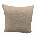 40cm Cushion Cover w/Piping - Cream